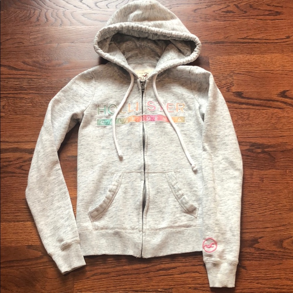 Hollister zip up hoodie